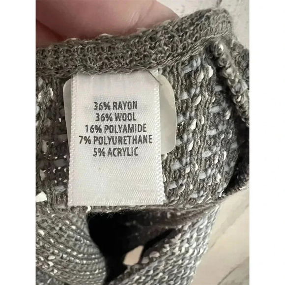 St. John Women's Gray white Tweed Pencil‎ Skirt Size 12 Knee Length Business - Picture 6 of 6